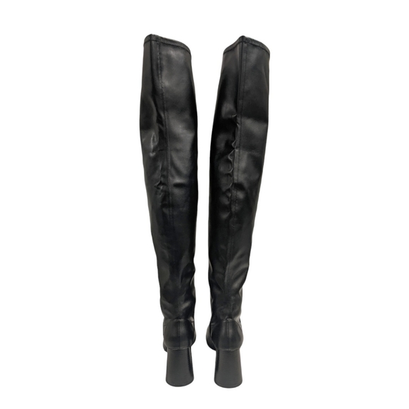 Zara Over The Knee Black Boots, 6.5 (37) - Picture 6 of 7